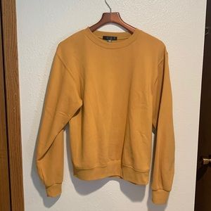 SWS/ACTIVE Crewneck Sweatshirt in Gold